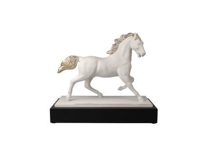 58670 goebel studio 8 gracieux blanc or