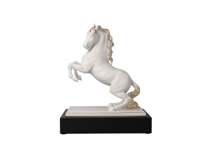 58676 goebel studio 8 magnifique blanc or