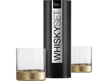 62030 1 eisch gold rush sada 2 sklenic na whisky