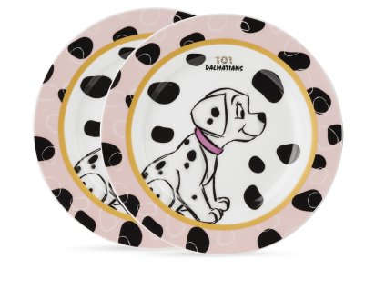 3514 1 egan 101 dalmatians sada 2 taliru 19 cm ruzovy
