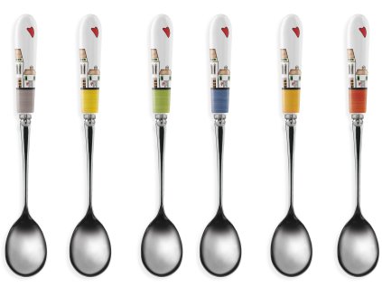 5725 1 egan le casette sada 6 barevnych cajovych lzicek