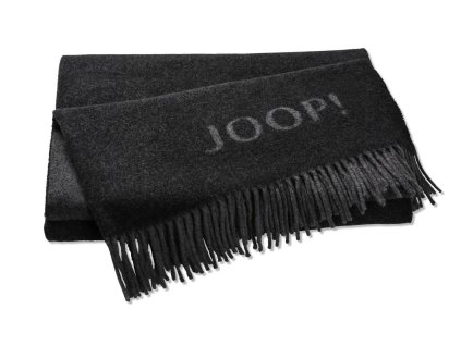 84513 joop fine doubleface anthrazit graphit pled 130 x 180 cm