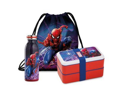289158 egan marvel sada obedova krabicka lahev bag spider man