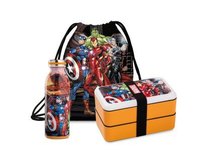 289161 egan marvel sada obedova krabicka lahev bag avengers