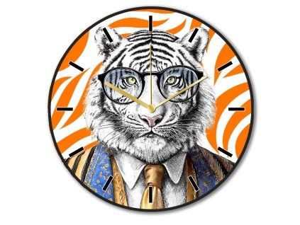 288168 egan human hodiny tiger courage prumer 50 cm