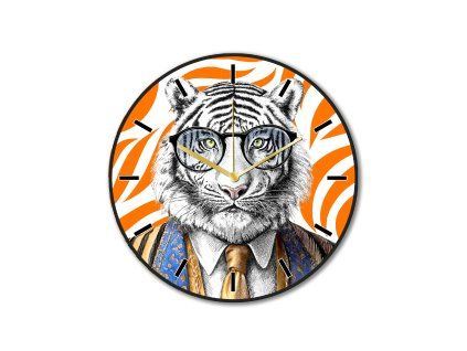 288171 egan human hodiny tiger courage prumer 35 cm