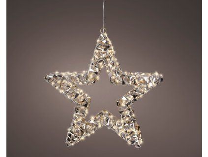 265663 micro led objekt hvezda 38 cm zlata venkovni ksd