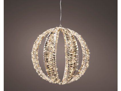 265657 micro led objekt koule 40 cm zlata venkovni ksd