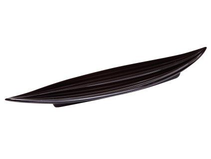 1195 miska leaf 30x9x3cm cerna