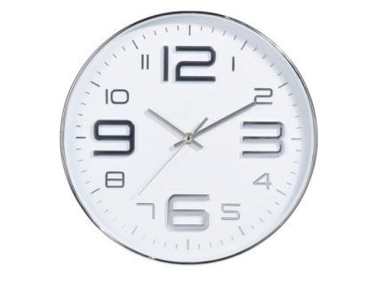 13513 nastenne hodiny classic 31cm bila