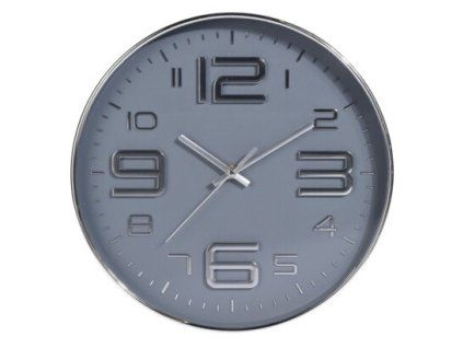 13519 nastenne hodiny classic 31cm seda