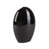 1549 vaza egg 18 5x11x27 5cm cerna