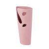 1504 vaza hole 13x7x27cm ruzova
