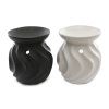 163295 aromalampa 11 5x9 cm 2 druhy cerna nebo bila sil