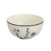 30562 7 porcelanova miska s cernym dekorem lucniho kviti