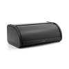 Roll Top Bread Bin Matt Black 8710755236761 Brabantia 6 NR 41933