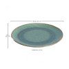 165278 2 leonardo matera keramicky talir 23 cm zeleny