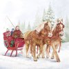 166139 ihr winter sleigh ride papirove ubrousky