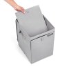 Stackable Laundry Box, 35L Cool Grey 8710755109324 Brabantia 1000x1000px 7 NR 3575
