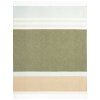 84717 biederlack modern classics blockstripe olive pled 130 x 170 cm