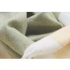 84717 3 biederlack modern classics blockstripe olive pled 130 x 170 cm