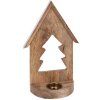13723 dreveny svicen house 29cm strom