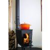 2070 4 litinovy hrnec cerny 18cm