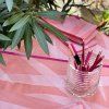 torchon octobre rose corail amb