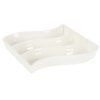 13507 porcelanova miska na olivy wave bila