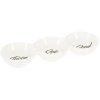 13510 porcelanova trojmiska s napisy tapas set bila cerna