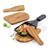 222875 raclette spachtle a desky olivove sada 4 kusu spring