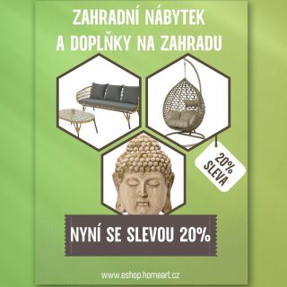 🌿 Připravte zahradu na léto! 🌿 Teď je ten správný čas zvelebit zahradu, terasu nebo balkon. Zahradní nábytek a doplňky u...