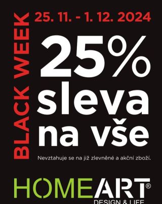 Pouze od 25. listopadu do 1. prosince 2024 máte možnost nakupovat vše z naší nabídky se slevou 25 %! 🛍️ Je to skvělá...