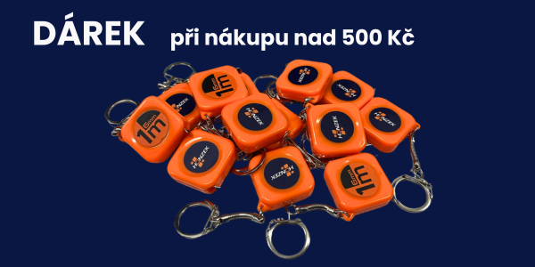 Ke každému nákupu nad 500 kč dárek zdarma - metr na klíče