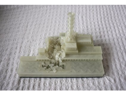 3D model jaderné elektrárny Černobyl