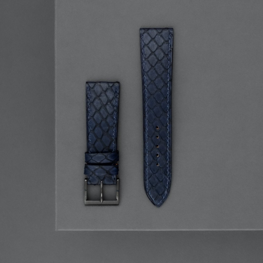 Luxusní zakázkový řemínek na hodinky z hadí kůže - Horakůže