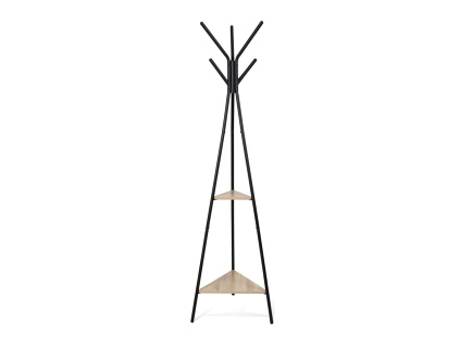 401280 Věšák LINEA černá natural (1)