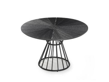 Garden aluminium table ARTUR black