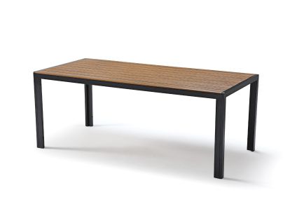 Garden aluminium table HAVANA 190 beige / grey