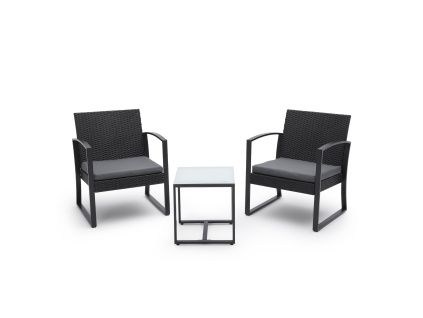 Balcony set ALLEGRA black