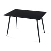200180 Jídelní stůl CERAMON 120 černá (1)