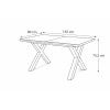 Dining Table EBON natural