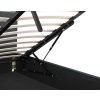 Bed AVENA 140 dark grey