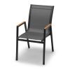 Garden aluminium chair MALIBU grey
