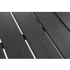 Garden aluminium table HAVANA 90 black