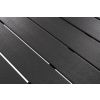 Garden aluminium table HAVANA 140 black