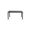 Garden aluminium table HAVANA 140 black