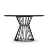 Garden aluminium table ARTUR black