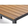 Garden aluminium table HAVANA 140 beige / grey