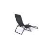 Garden sun lounger SIMPLE black